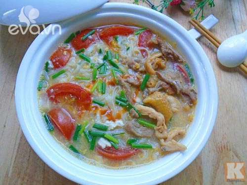 Bánh đa thịt gà đủ chất cho bữa sáng - 8