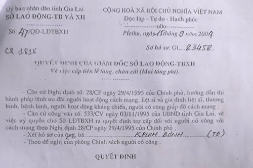 Người sống bị khai tử để rút tiền mai táng phí - 2
