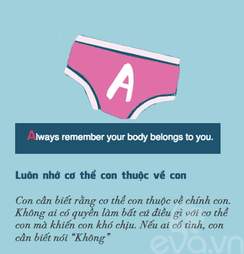 quot;Quy tắc đồ lótquot; mọi cha mẹ Việt cần dạy con để bảo vệ trẻ khỏi xâm hại tình dục - 6