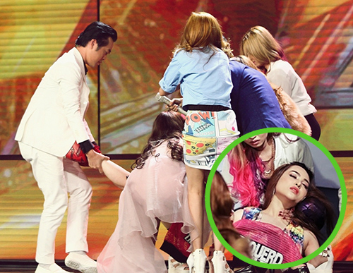 Bán kết X-Factor: Thí sinh nhóm S-Girls bất ngờ ngất xỉu ngay trên sân khấu - 3