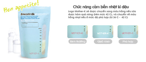 #039;Cơn sốt#039; túi trữ sữa cảm biến nhiệt Mother-K Hàn Quốc - 2
