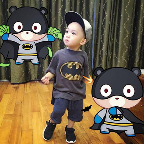 Con trai Ngọc Thạch và chồng thiếu gia càng lớn càng ra dáng hot boy - 3