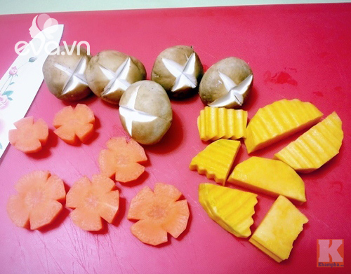 Canh nấm chay thơm ngon Rằm tháng 7 - 2