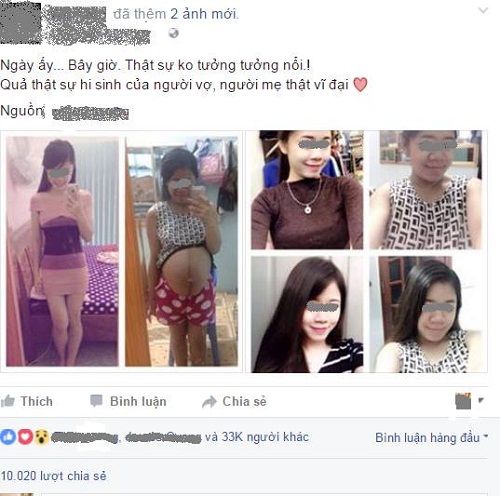 Tung ảnh xấu khi mang bầu, cô gái nhận được lời động viên bất ngờ - 1