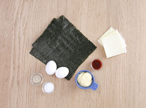 Trứng cuộn rong biển, phô mai siêu ngon - 1