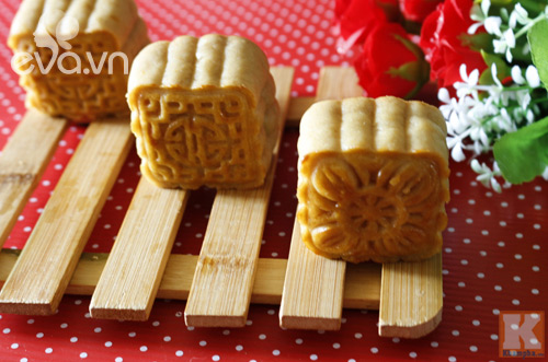 Bánh Trung thu nướng nhân đậu xanh thơm ngon - 10