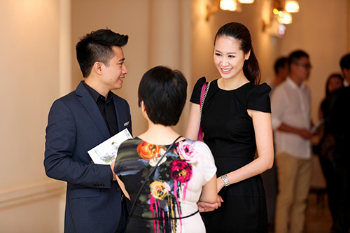 Vợ chồng Dương Thùy Linh sóng đôi đi cổ vũ em trai - 11
