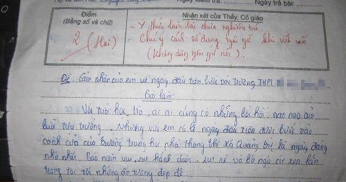 Bật cười trước những bài văn bá đạo của học sinh về trường - 5