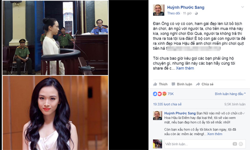 Các đấng mày râu bênh vực HH Phương Nga trước vụ án #039;hợp đồng 16,5 tỷ#039; với đại gia - 1