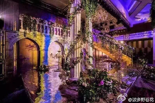 Muôn kiểu trang trí đám cưới như trong truyện cổ tích của sao Hoa ngữ - 11