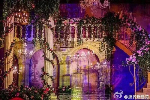 Muôn kiểu trang trí đám cưới như trong truyện cổ tích của sao Hoa ngữ - 6