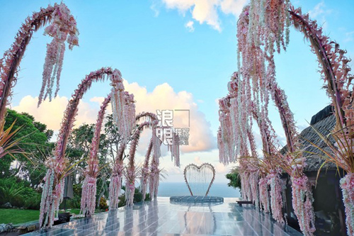 Muôn kiểu trang trí đám cưới như trong truyện cổ tích của sao Hoa ngữ - 7