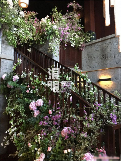 Muôn kiểu trang trí đám cưới như trong truyện cổ tích của sao Hoa ngữ - 1