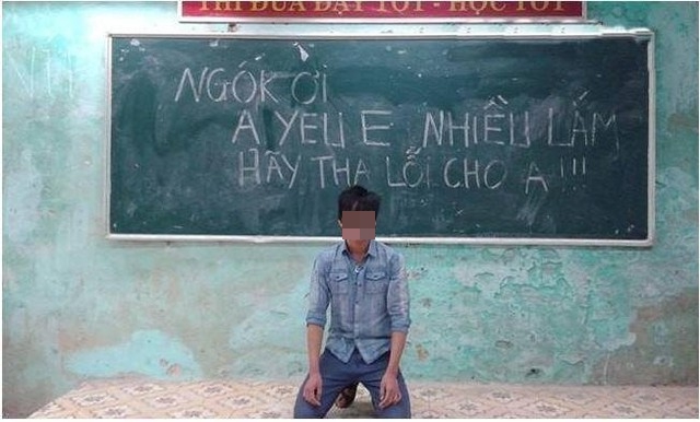 Những màn quỳ gối giữa đường xin lỗi người yêu gây sốc - 3