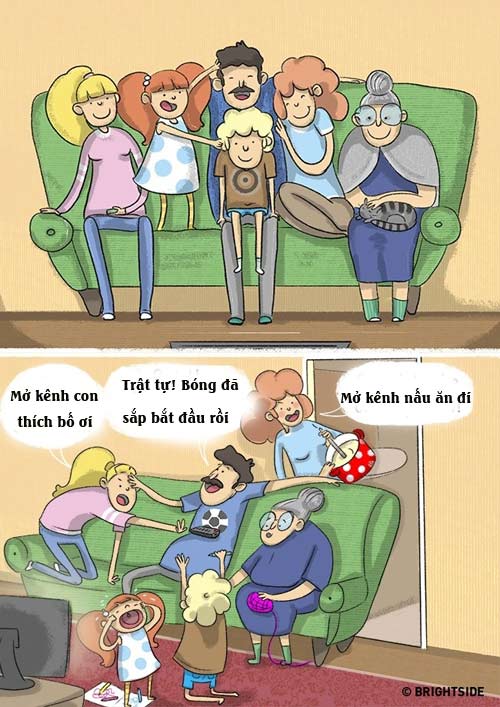 Bộ tranh vô cùng ý nghĩa về gia đình hạnh phúc mà ai cũng khao khát có được - 9