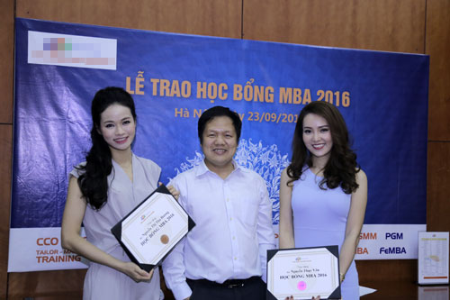 Á hậu Thụy Vân, MC Thu Hương nhận học bổng MBA ở mức cao nhất - 3