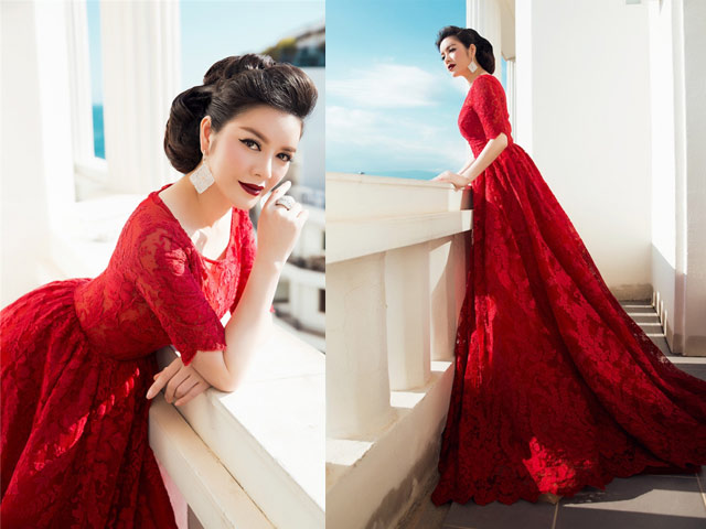 Những chiếc váy đỏ từng gây bão truyền thông của Lý Nhã Kỳ - 1