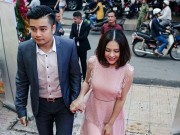 Giải trí - Chồng Việt kiều điển trai nắm tay Vân Trang trong suốt sự kiện