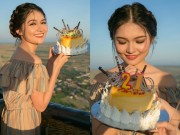 Giải trí - Á hậu Thùy Dung hạnh phúc đón sinh nhật trên khinh khí cầu