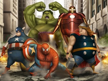 [Video] Khi các siêu nhân thừa cân hồn nhiên nhún nhảy trên sân khấu