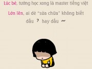 Eva tám - Trắc nghiệm thách đố: Là người Việt mà học dốt tiếng Việt, bạn có xấu hổ không?