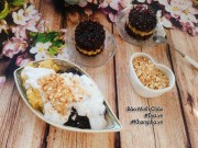 Bếp Eva - Cách làm xôi nếp than đậu xanh ngọt bùi, chuẩn vị