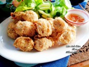 Bếp Eva - Mẹ làm đậu hũ nhồi thịt chiên giòn, nhìn thôi đã 'chảy nước miếng'