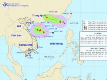 Dự báo thời tiết ngày 23/7: Tin mới nhất về bão số 3 trên Biển Đông