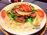 Bếp Eva - Cách làm phở xào thịt bò ngon không kém ngoài hàng