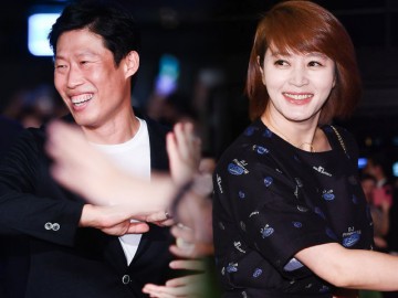 Chia tay đã lâu, nữ hoàng gợi cảm Kim Hye Soo vẫn đến ủng hộ tình cũ xấu trai