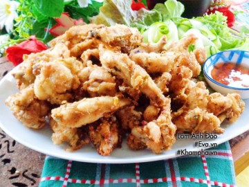 Cánh gà chiên giòn rụm, món ăn chơi đổi vị cuối tuần