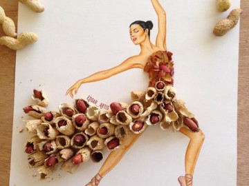 Những thiết kế thời trang được khơi nguồn cảm hứng từ ... thức ăn