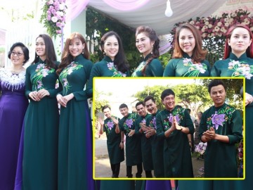 Đội phù dâu, phù rể hot nhất hôm nay: Nhiều sao Việt có gia đình nhận bê tráp ở lễ vu quy của Lê Phương