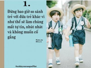 10 điều mà mọi bà mẹ Nhật đều dùng để dạy con ngoan từ thuở lọt lòng