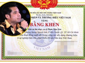 Ai phong hàm giáo sư âm nhạc cho ca sỹ Ngọc Sơn?