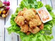 Bếp Eva - Chả mực đậu hũ chiên giòn nóng hổi, vừa ăn vừa xuýt xoa 'ngon hết nấc'