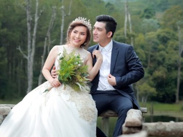 Chồng cũ Phi Thanh Vân khoe ảnh cưới ở Đà Lạt với vợ thứ ba