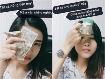 Gái xinh công sở thả thính chống ế qua bộ ảnh nhờ đồ vật nói hộ lòng mình siêu hài