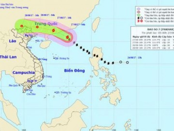 Bão số 7 tăng tốc vào đất liền, đầu tuần miền Bắc mưa lớn diện rộng
