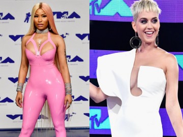Vắng bóng Taylor Swift, Katy Perry và Nicki Minaj "kèn cựa" váy áo tại VMAs 2017