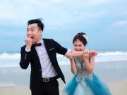 Eva Yêu - Cười lăn với bộ ảnh cưới nghịch ngợm của cặp đôi là "nụ hôn đầu, cái ôm đầu của nhau"