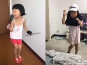Clip Eva - Cô bé diễn sâu với các màn hát nhép đỉnh cao khiến người xem cười bò