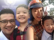 Giải trí - Sao Việt rào rào khoe ảnh đưa con yêu đi khai giảng năm học mới