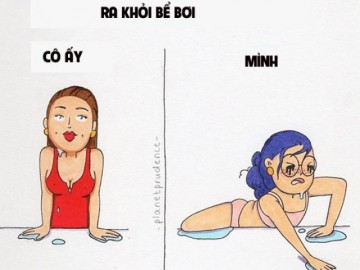 Chết cười với tâm tư của các cô nàng béo khi đứng trước những cô gái đẹp