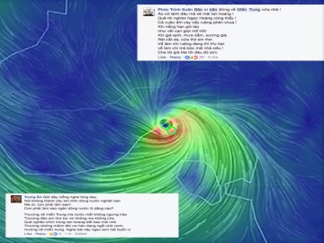 Xúc cảm của triệu trái tim xa quê gửi về miền Trung giữa tâm bão số 10