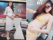 Bà bầu - Nữ MC "Cà phê sáng" kể chuyện mang bầu vẫn xinh tươi, "lên sóng" chẳng ai biết có thai