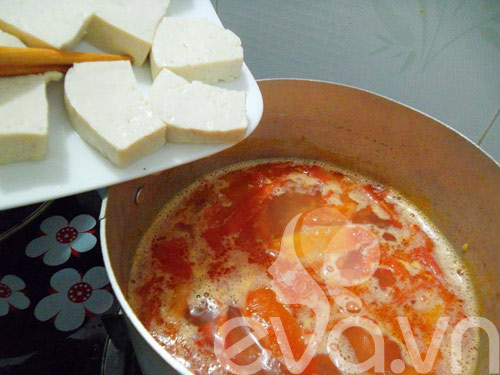 Canh tôm, đậu phụ đơn giản mà ngon - 6