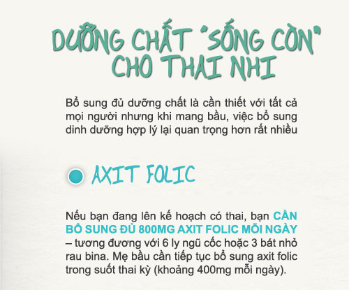 Dưỡng chất #039;sống còn#039; cho thai nhi - 1