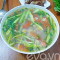 Bếp Eva - Canh ngao chua dọc mùng