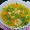 Bếp Eva - Giản dị canh bí đỏ nấu tôm